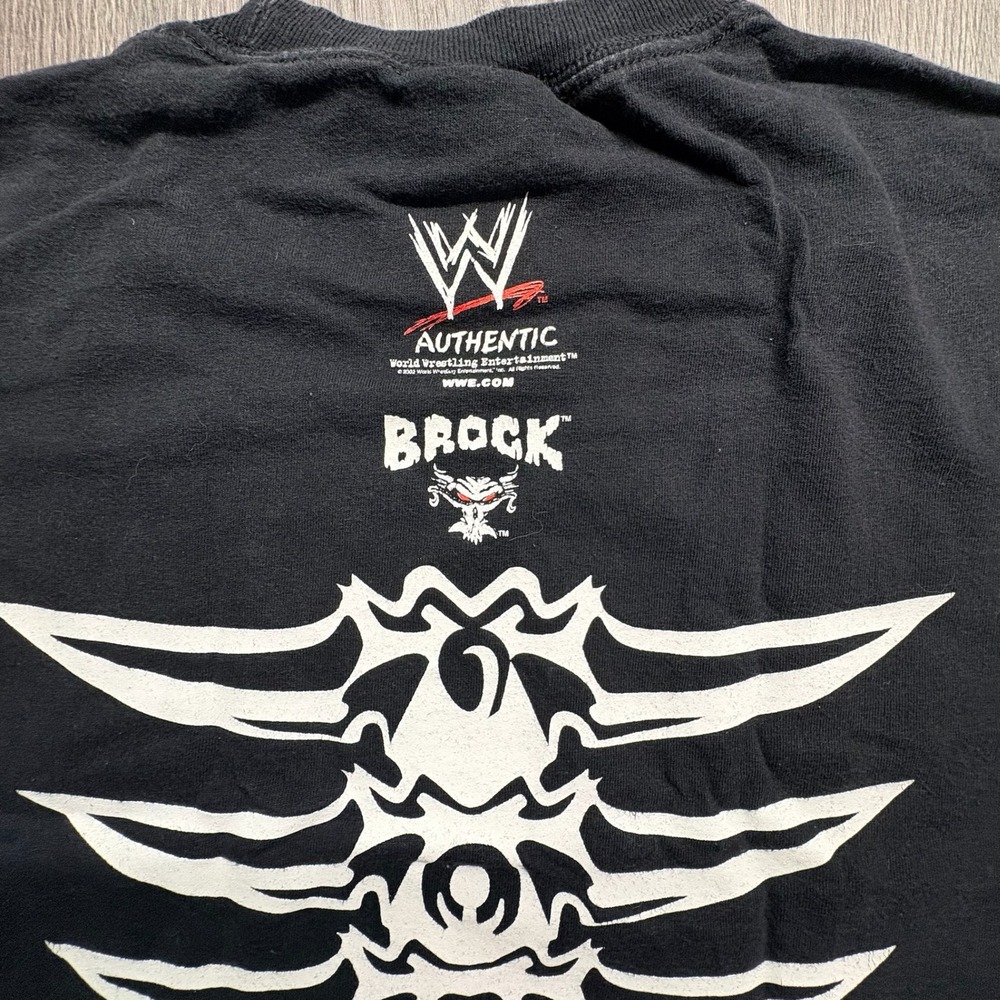 Vintage Brock Lesnar WWE Here Comes The Pain T-Shirt Mens Medium Black Graphic - Picture 5 of 9